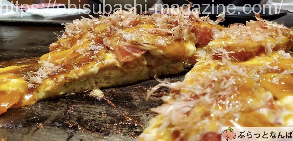 難波　お好み焼き　味乃家