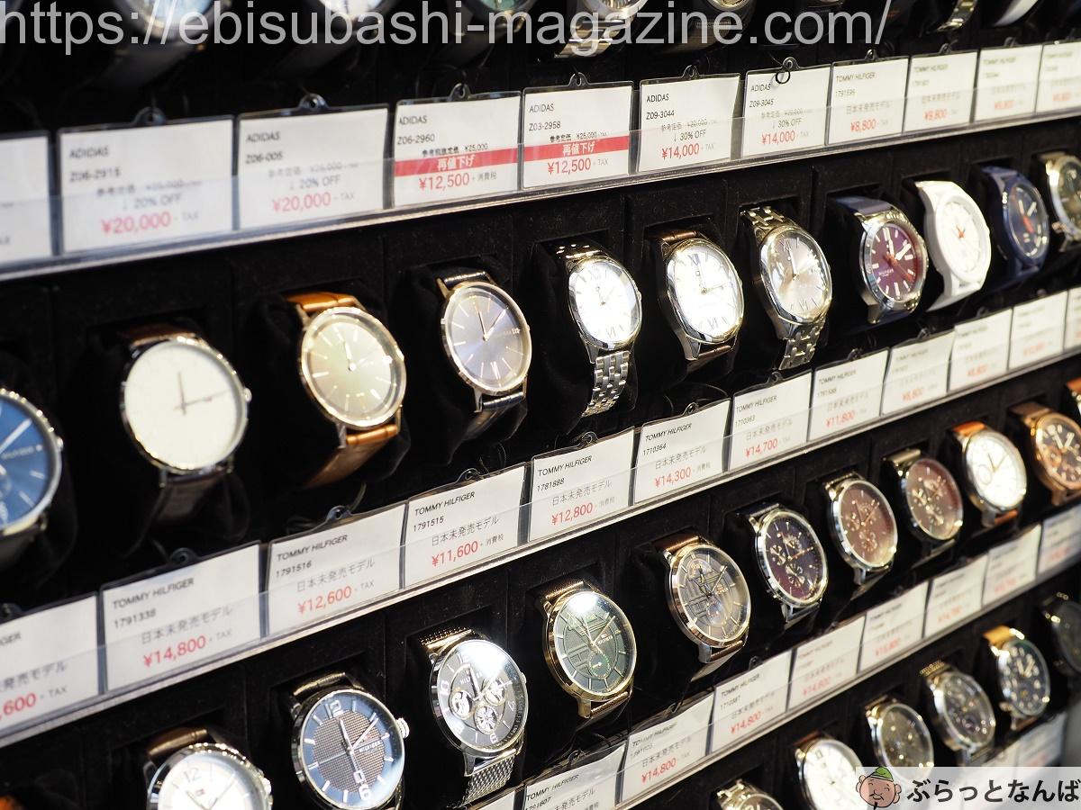 約2000種類の時計がそろう！ 時計倉庫TOKIA戎橋店 | ぶらっとなんば